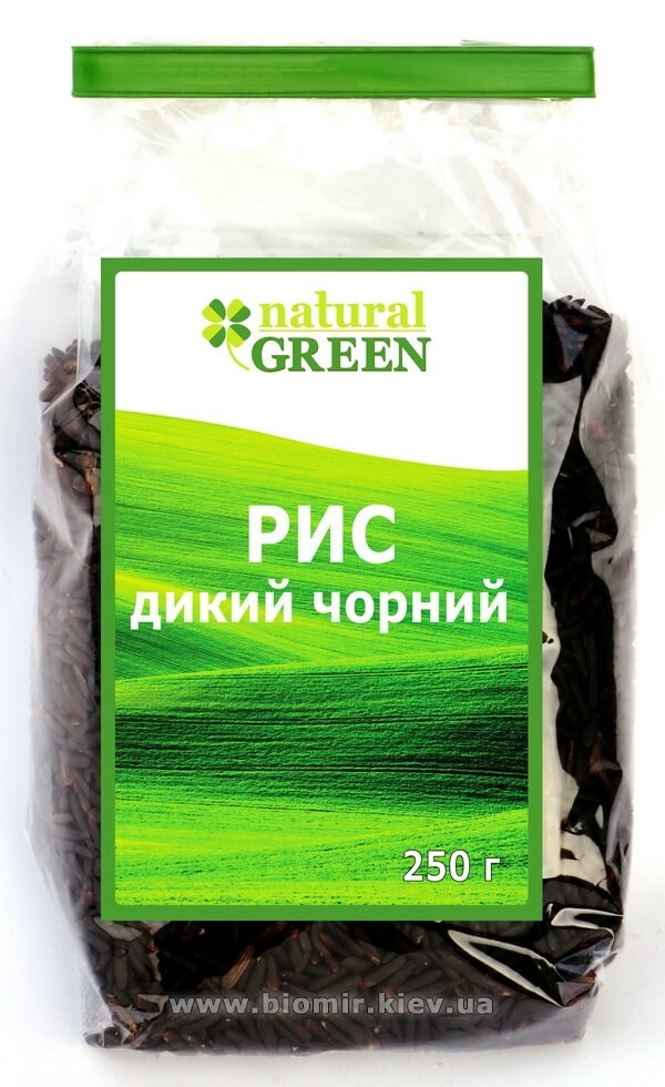 Рис дикий черный, Natural Green, 250 г