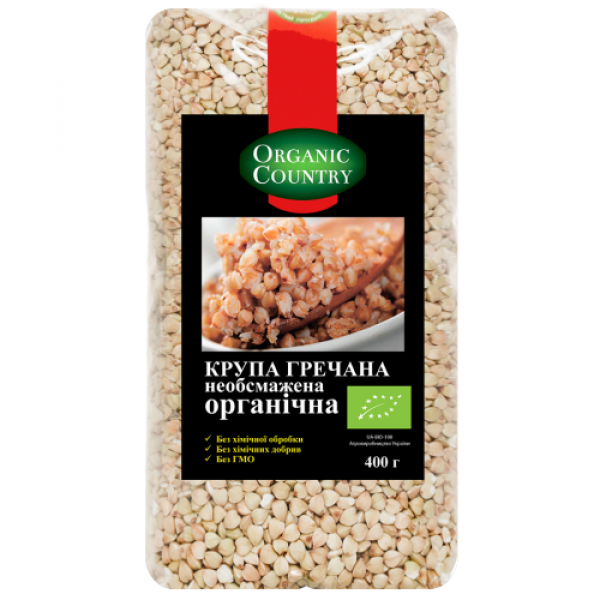  Гречка органическая нежаренная Organic country