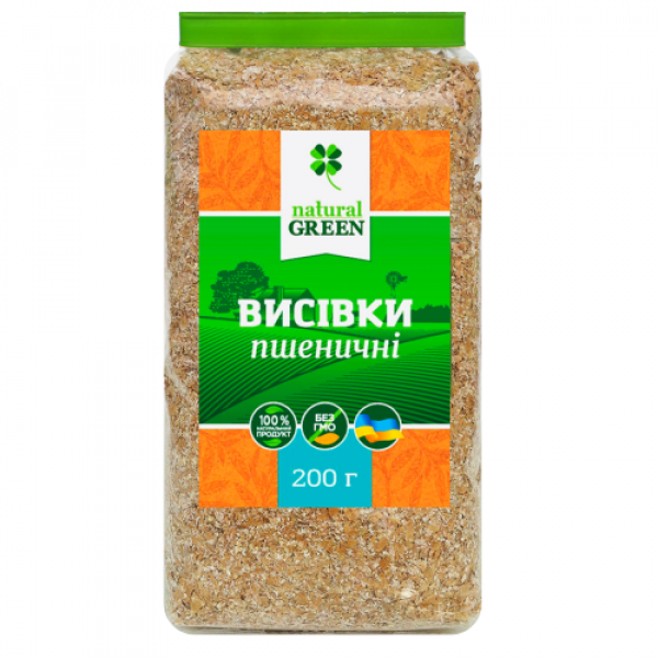 Натуральные отруби пшеничные, Natural Green