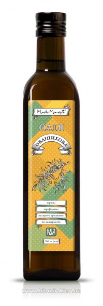 Масло облепиховое ТМ МаслоМания