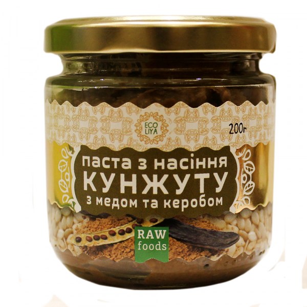 pasta-iz-semyan-kunzhuta-s-medom-i-kerobom-ekoliya