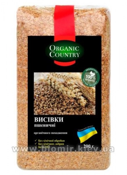 Органические отруби пшеничные  Organic Country