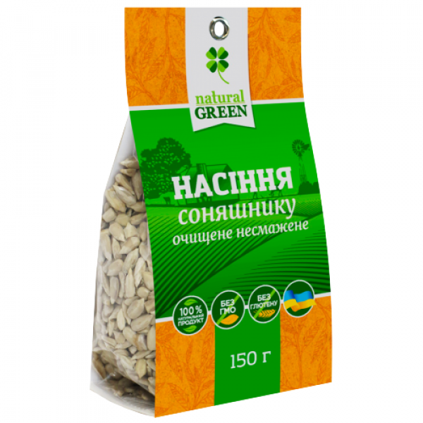 Семечка подсолнечника очищенная нежаренная, Natural Green