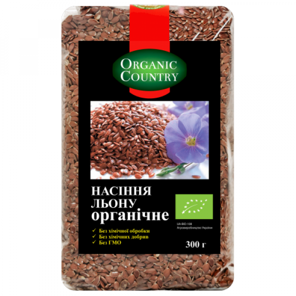 Лен органический, семя льна Organic Country