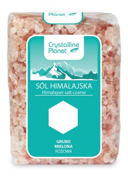 Соль розовая гималайская органическая, крупная Bio Planet