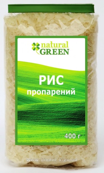 Рис пропаренный, Natural Green